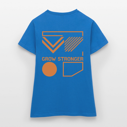 Frauen Classic Tee | Grow Stronger - Royalblau