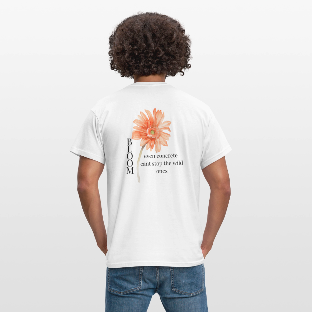 Unisex Classic Tee | Gerbera Vibe - LET IT BLOOM - Weiß