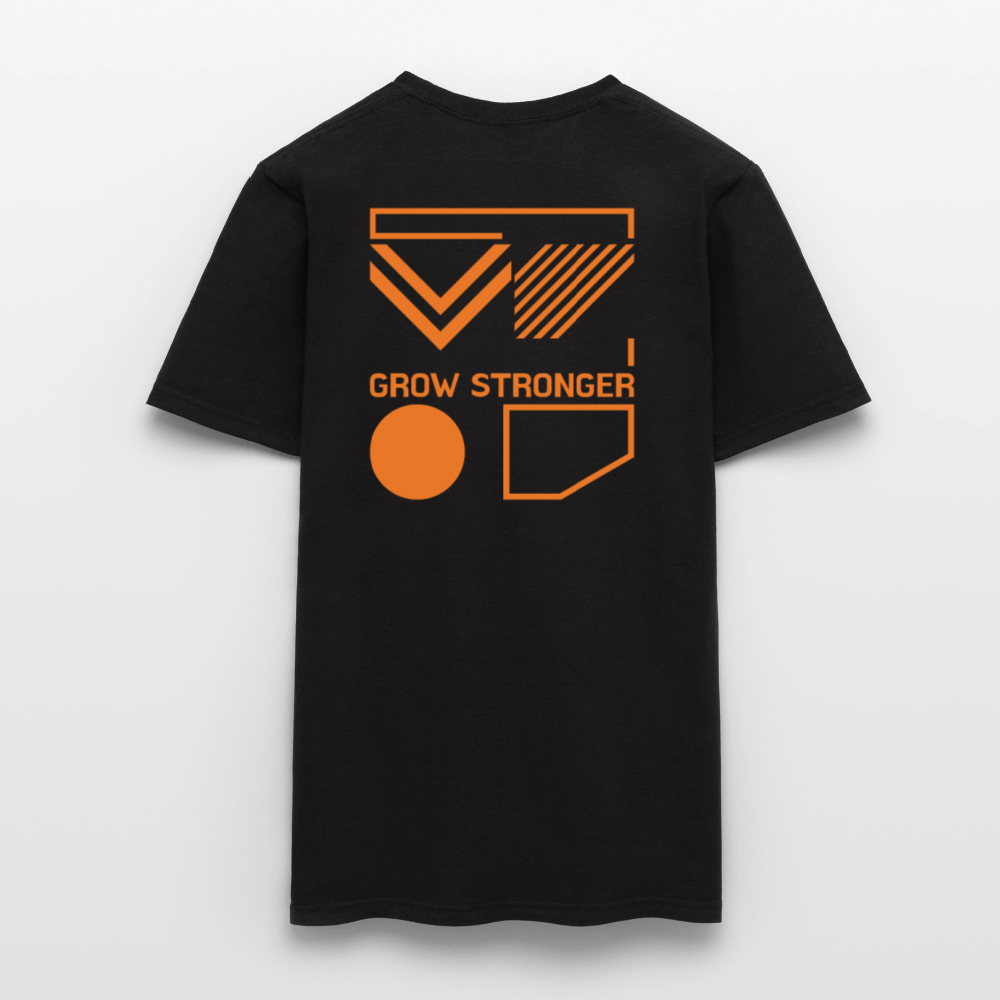 Herren Classic Tee | Grow Stronger - Schwarz