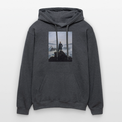 Unisex Softstyle® Hoodie | The wanderer - Dunkelgrau meliert