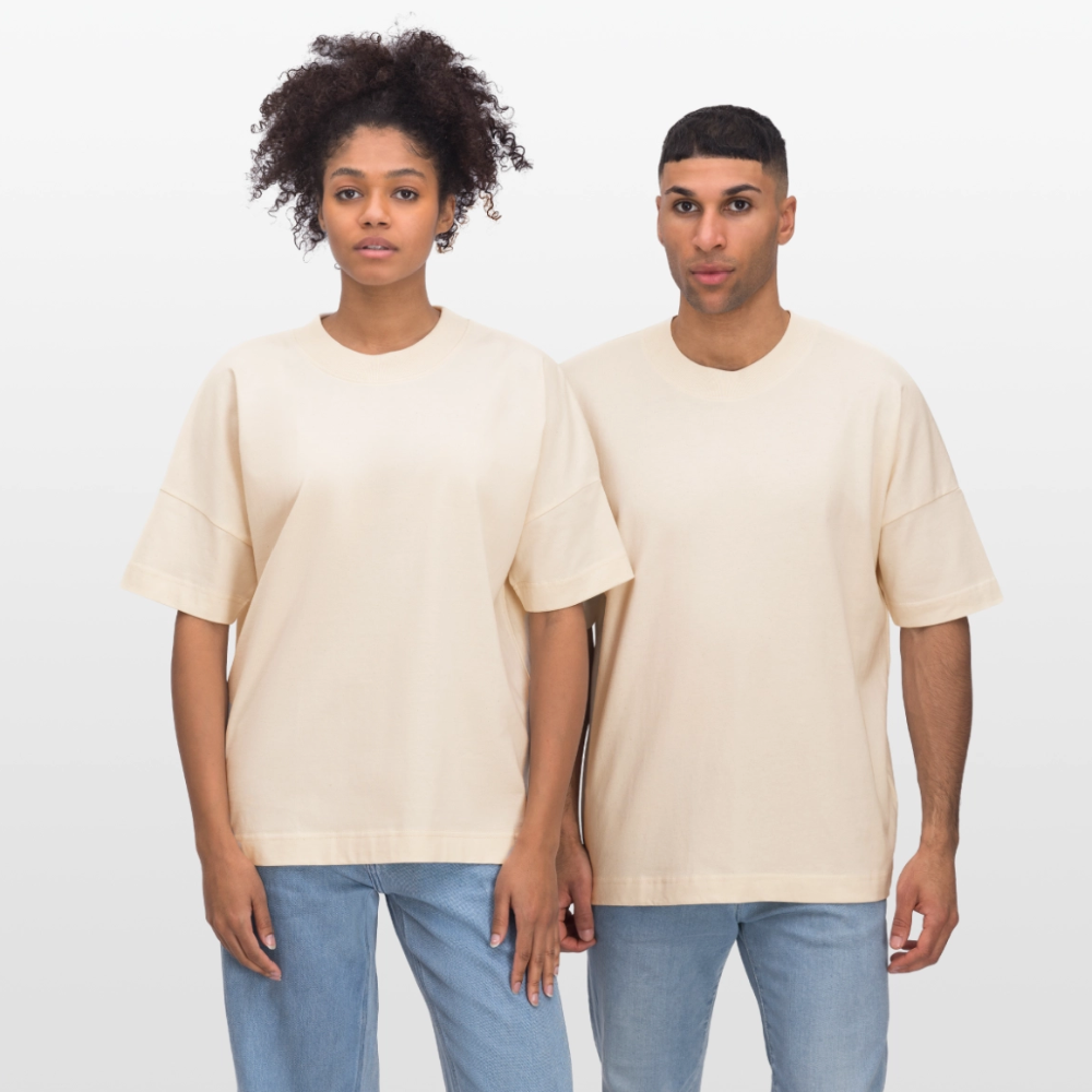 Unisex Oversized Tee | LET IT BLOOM – Spring Edition Tee - Weißgrau