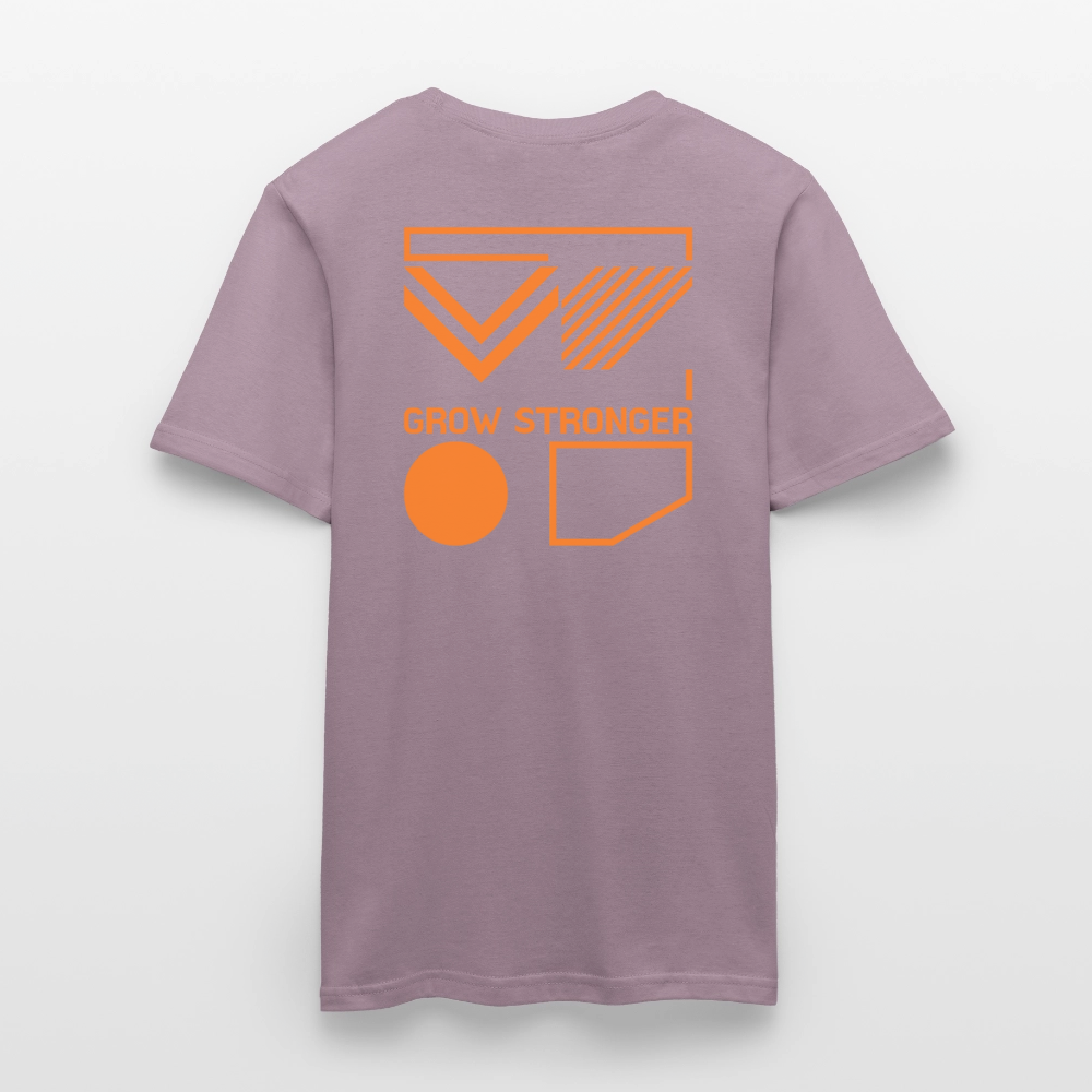 Herren Classic Tee | Grow Stronger - Lilagrau 