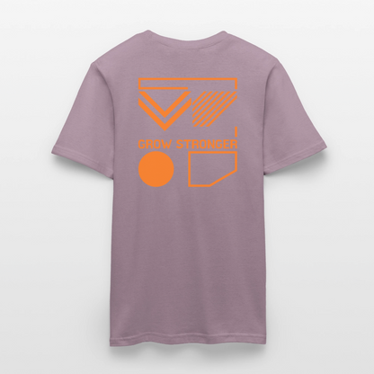 Herren Classic Tee | Grow Stronger - Lilagrau 