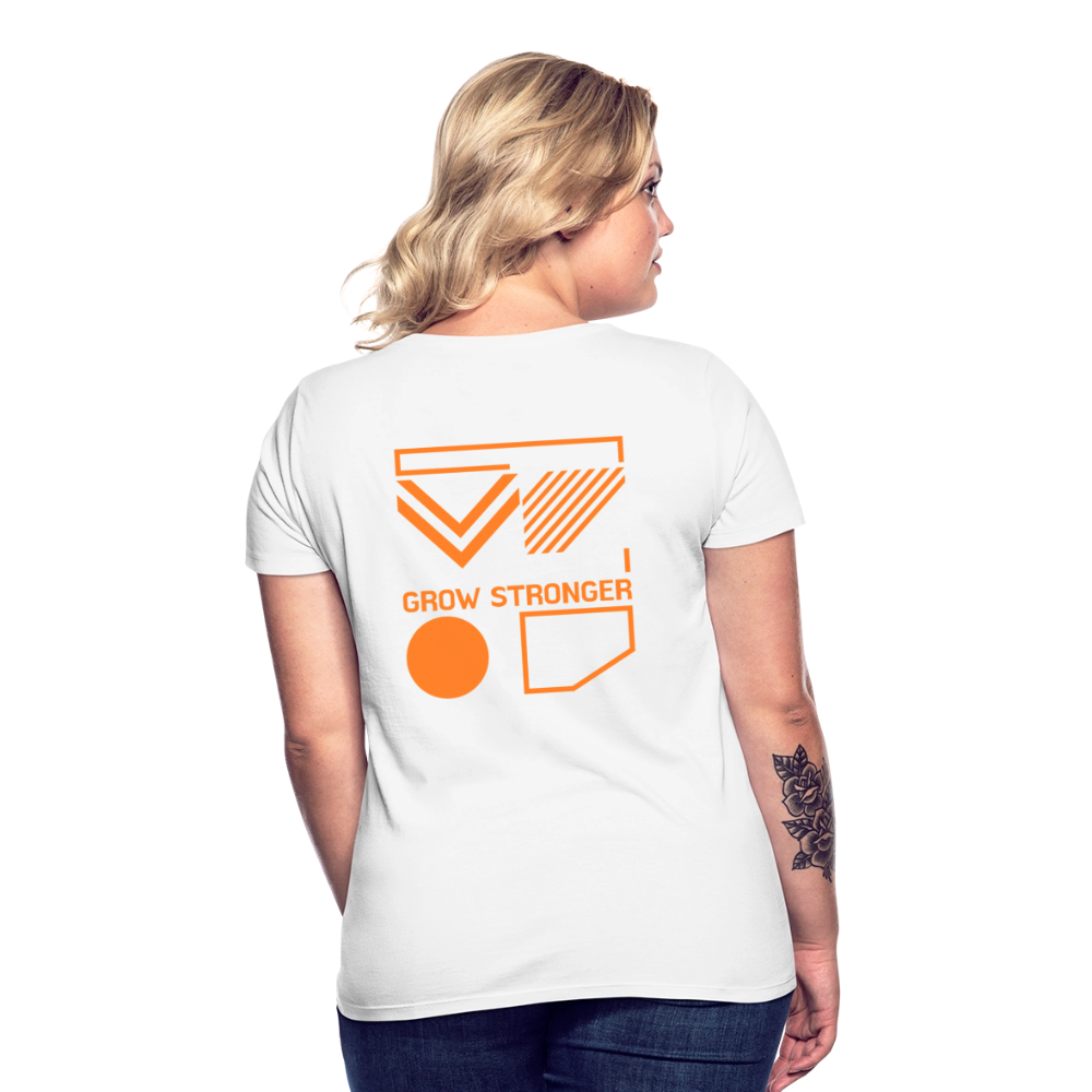 Frauen Classic Tee | Grow Stronger - Weiß