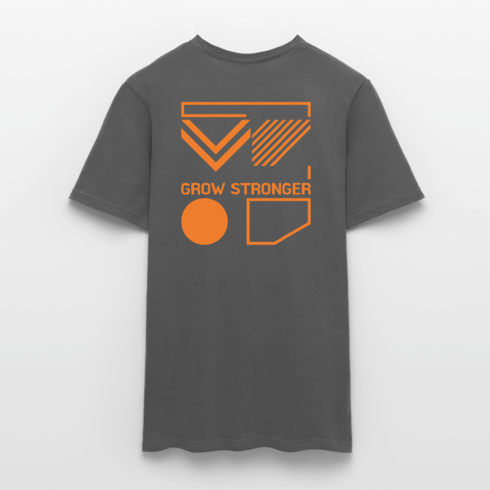 Herren Classic Tee | Grow Stronger - Anthrazit