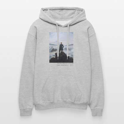 Unisex Softstyle® Hoodie | The wanderer - Hellgrau meliert