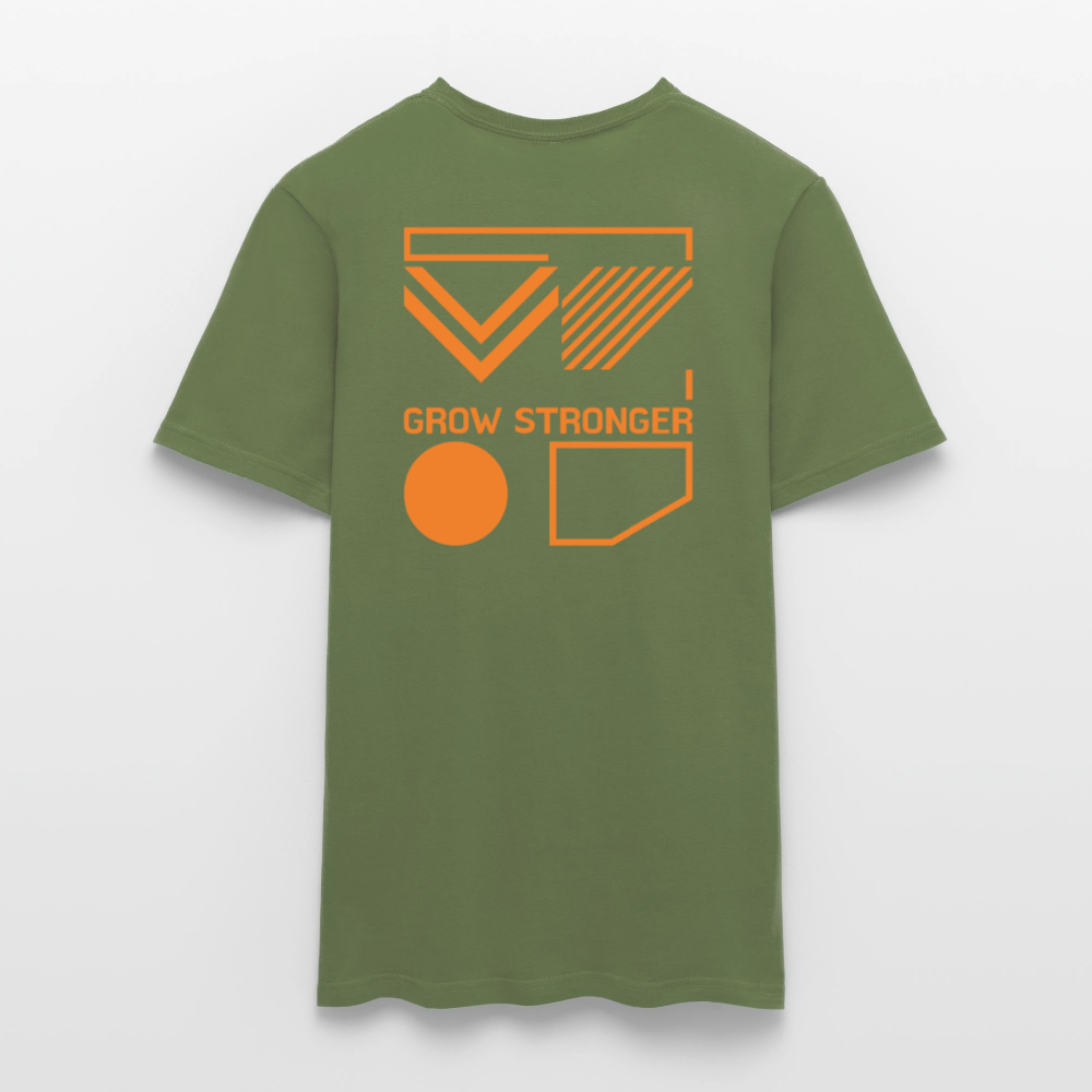Herren Classic Tee | Grow Stronger - Militärgrün