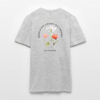 Unisex Classic Tee | LET IT BLOOM – Spring Edition Tee - Grau meliert