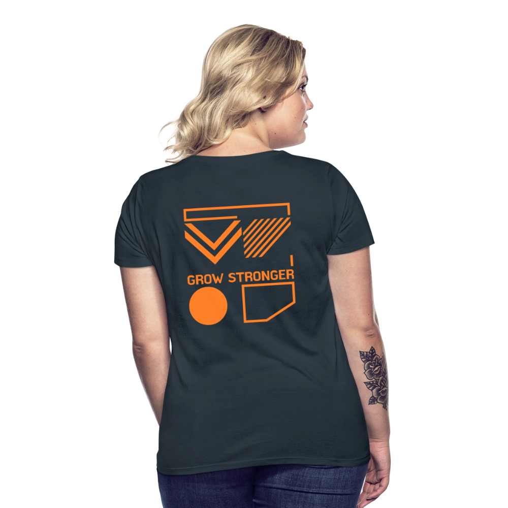 Frauen Classic Tee | Grow Stronger - Navy