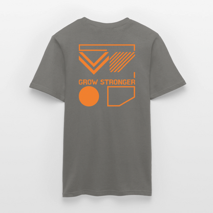 Herren Classic Tee | Grow Stronger - Graphit