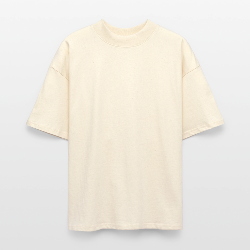 Unisex Oversized Tee | Gerbera Vibe - LET IT BLOOM - Weißgrau