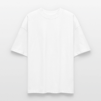 Unisex Oversized Tee | Gerbera Vibe - LET IT BLOOM - Weiß