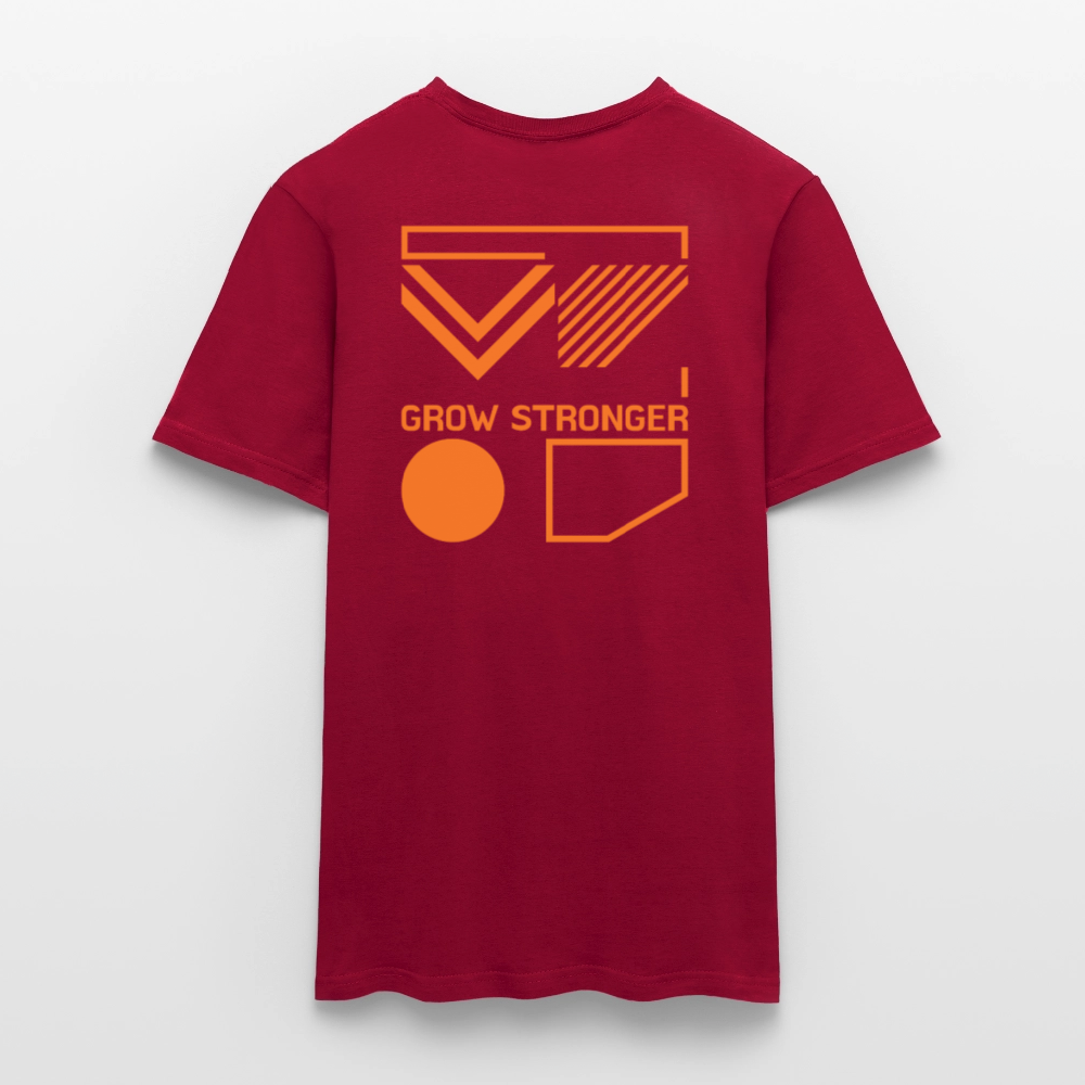 Herren Classic Tee | Grow Stronger - Ziegelrot