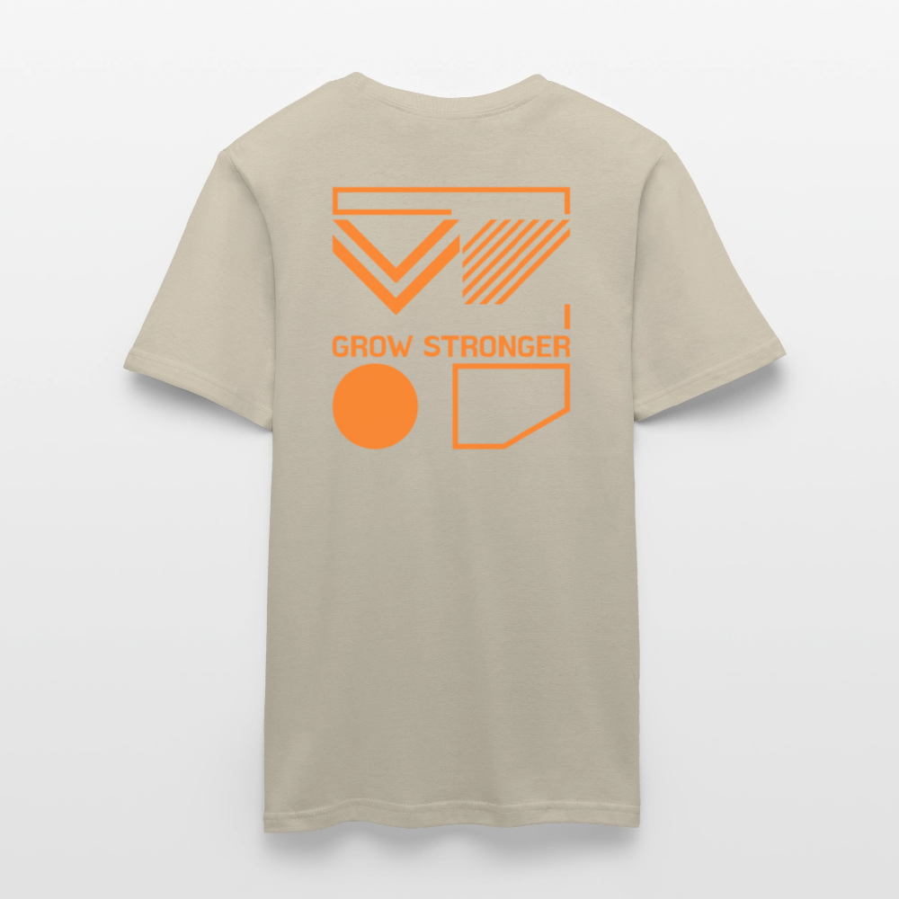 Herren Classic Tee | Grow Stronger - Sandbeige