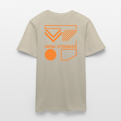 Herren Classic Tee | Grow Stronger - Sandbeige