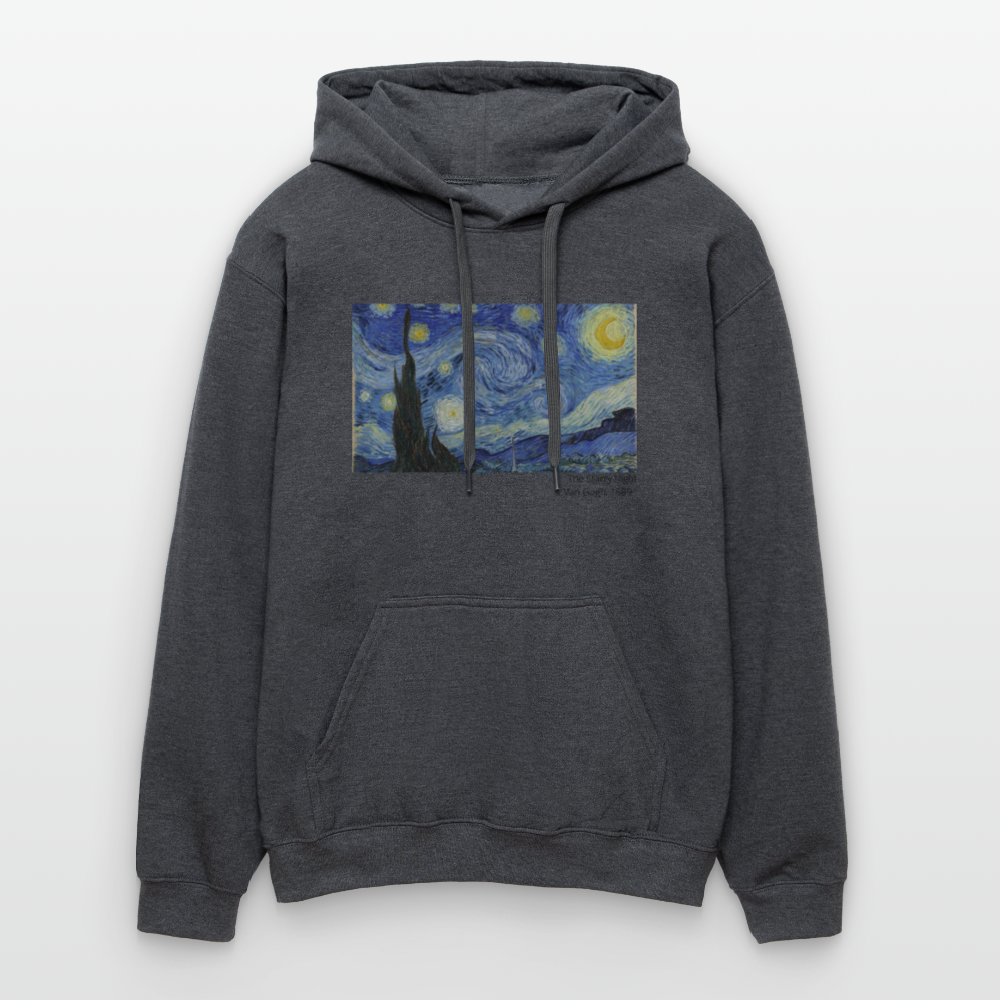 Unisex Softstyle® Hoodie | The Starry Night - Dunkelgrau meliert