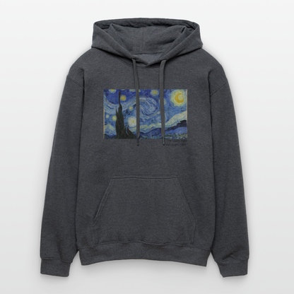 Unisex Softstyle® Hoodie | The Starry Night - Dunkelgrau meliert