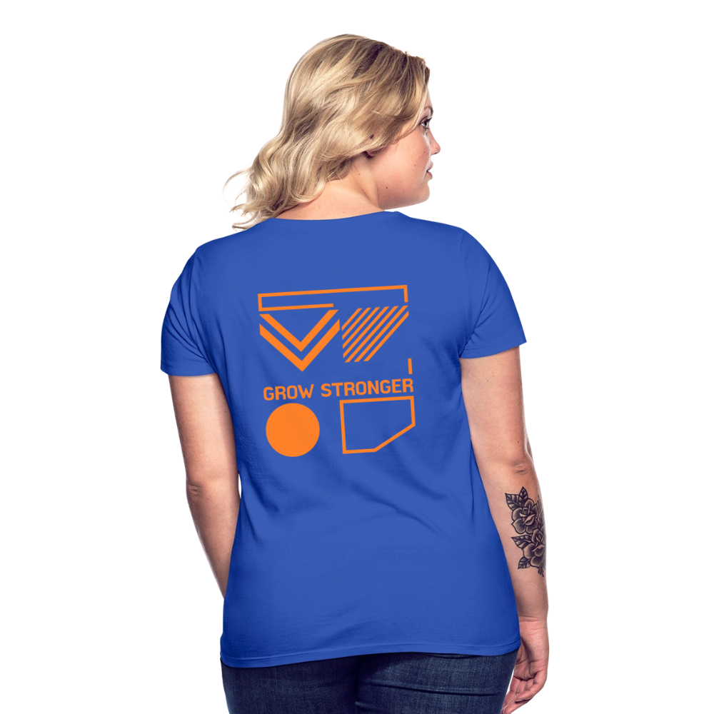 Frauen Classic Tee | Grow Stronger - Royalblau