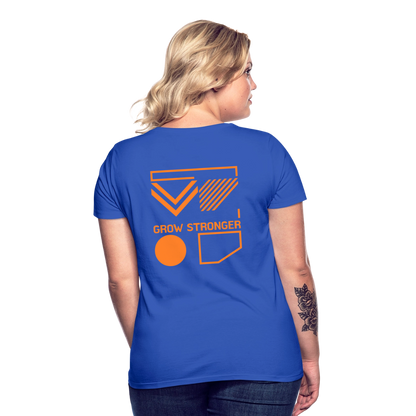 Frauen Classic Tee | Grow Stronger - Royalblau