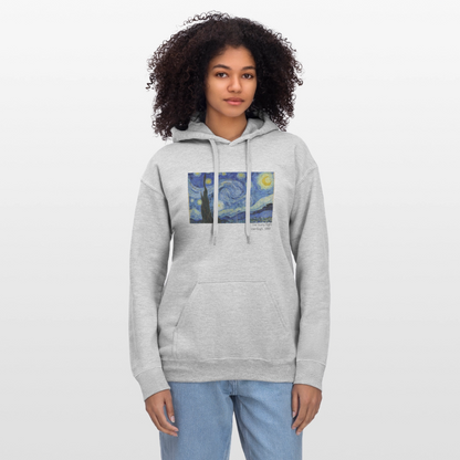 Unisex Softstyle® Hoodie | The Starry Night - Hellgrau meliert