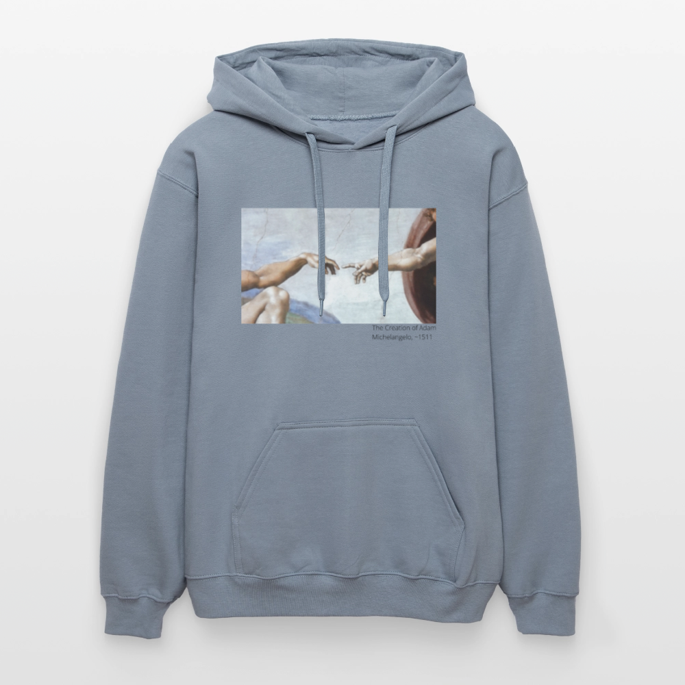 Unisex Softstyle® Hoodie | The Creation of Adam - Blau