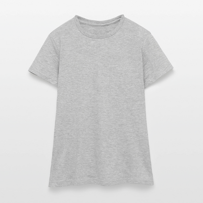 Frauen Classic Tee | Grow Stronger - Grau meliert