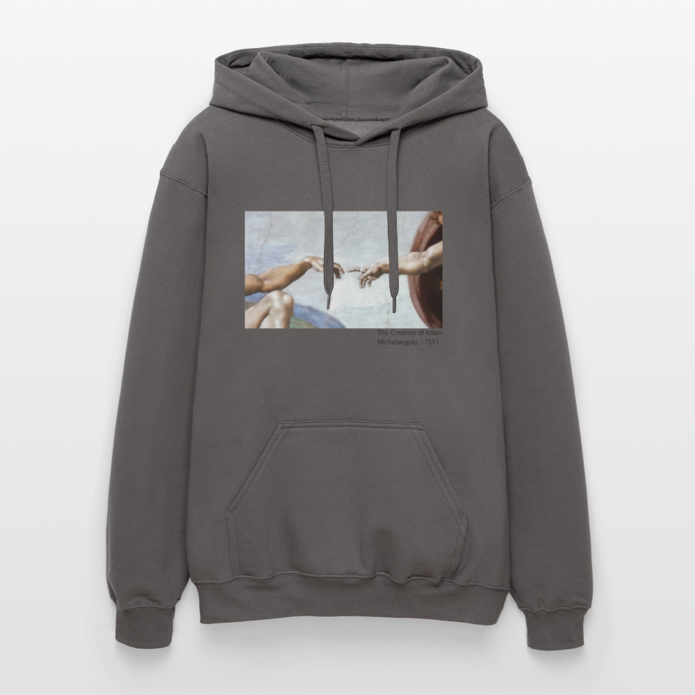 Unisex Softstyle® Hoodie | The Creation of Adam - Dunkelgrau