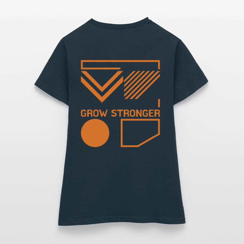 Frauen Classic Tee | Grow Stronger - Navy